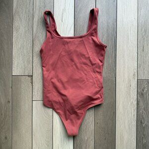 Abercrombie & Fitch  Bodysuit in Rosewood